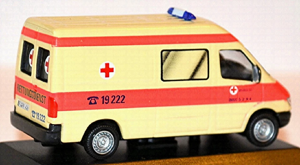 Mercedes-Benz Sprinter Restyling Brk Fürth T1N Scatola Tetto Alto 1:87 Schuco - Immagine 4 di 4