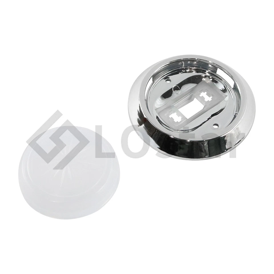 Round Dome Light Base & Lens For 1969-1977 GTO Grand Prix Chevelle 442 Skylark Foto 3 de 4