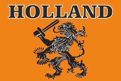 Aufkleber Holland Löwe Niederlande Fahne 18 x 12 cm Autoaufkleber Sticker