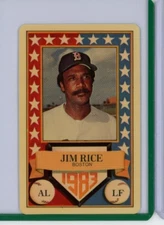 1983 Perma-Graphics Credit Cards #31 Jim Rice - Boston Red Sox - MINT
