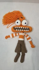 Handmade Crochet Amigurumi Anxiety From The “Inside Out” 2 Cartoon