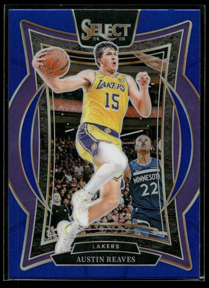 2024-25 Panini Select Austin Reaves CONCOURSE BLUE PRIZM PARALLEL
