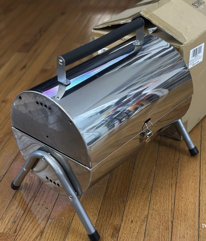 Portable Stainless Steel BBQ Grill brand new