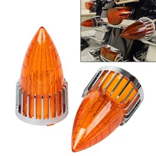 3.25" Turn Signal Light Lens Cover For Harley Heritage Softail Ultra Limited Low