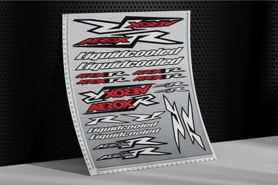 Aerox 50 Aufkleber stickers decals Grafik für Yamaha Scooter Laminiert Weiß