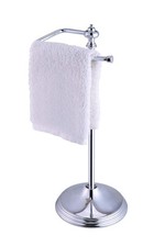 Heavy Weight Classic Decorative Metal Fingertip Towel Holder Stand For Bathroom