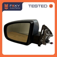OEM BMW E71 E72 X6 X6M Left Driver Side Power Folding Mirror Assembly Bluewater