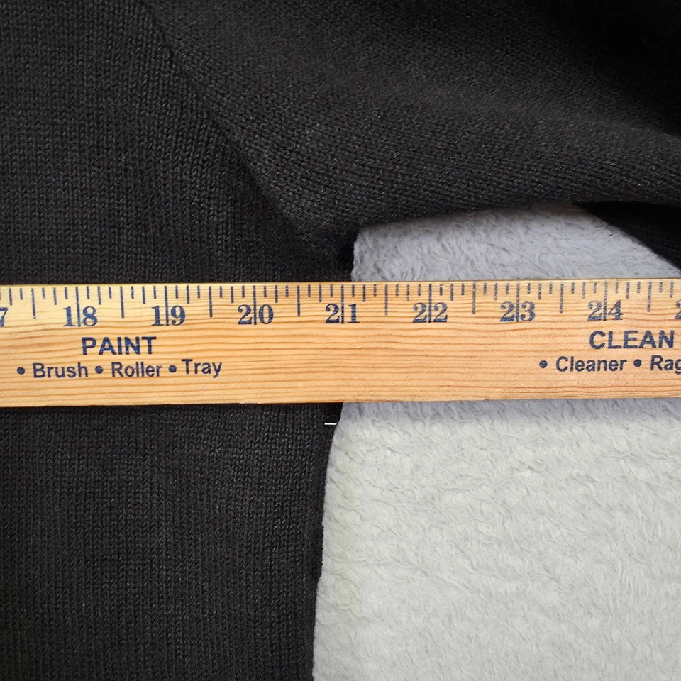 Cárdigan Just B Para Mujer M Negro Lentejuelas Cuentas Ventana Funky Patchwork Suéter Foto 3 de 4