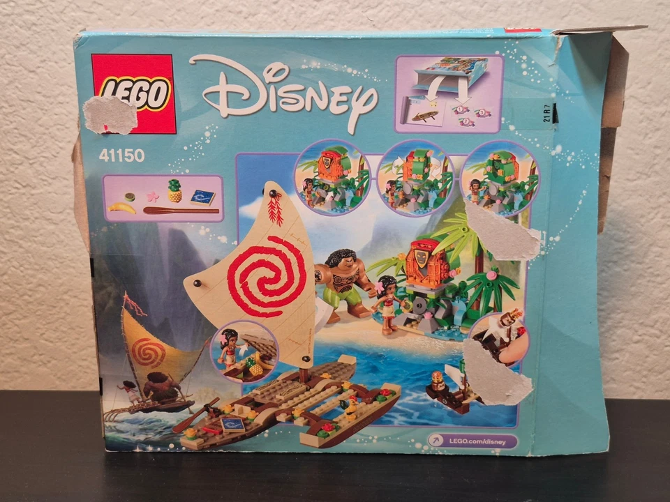 LEGO Disney Moana Ocean Voyage 41150 (2017) Bolsas Selladas Caja Completa Dañada Foto 2 de 4