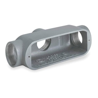 HUBBELL KILLARK OTB-5 Conduit Outlet Body,Alum,Trd Sz 1 1/2in 2NB87