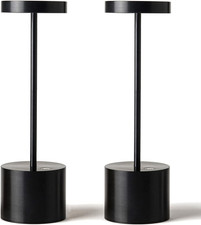 2 Pack Rechargeable Table Lamp, LED Cordless Table Lamp,5000Mah Battery Operated