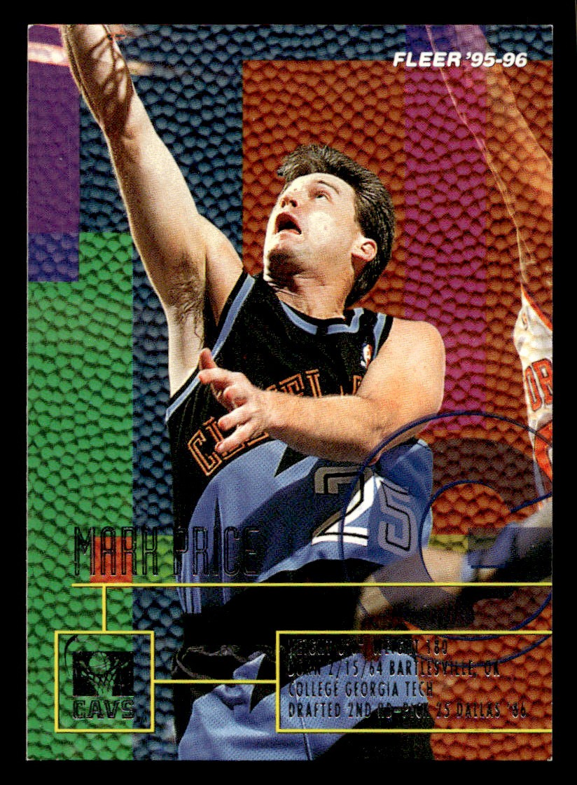 Fleer - Mark Price Basketball card Cleveland Cavaliers Raw Trading Card