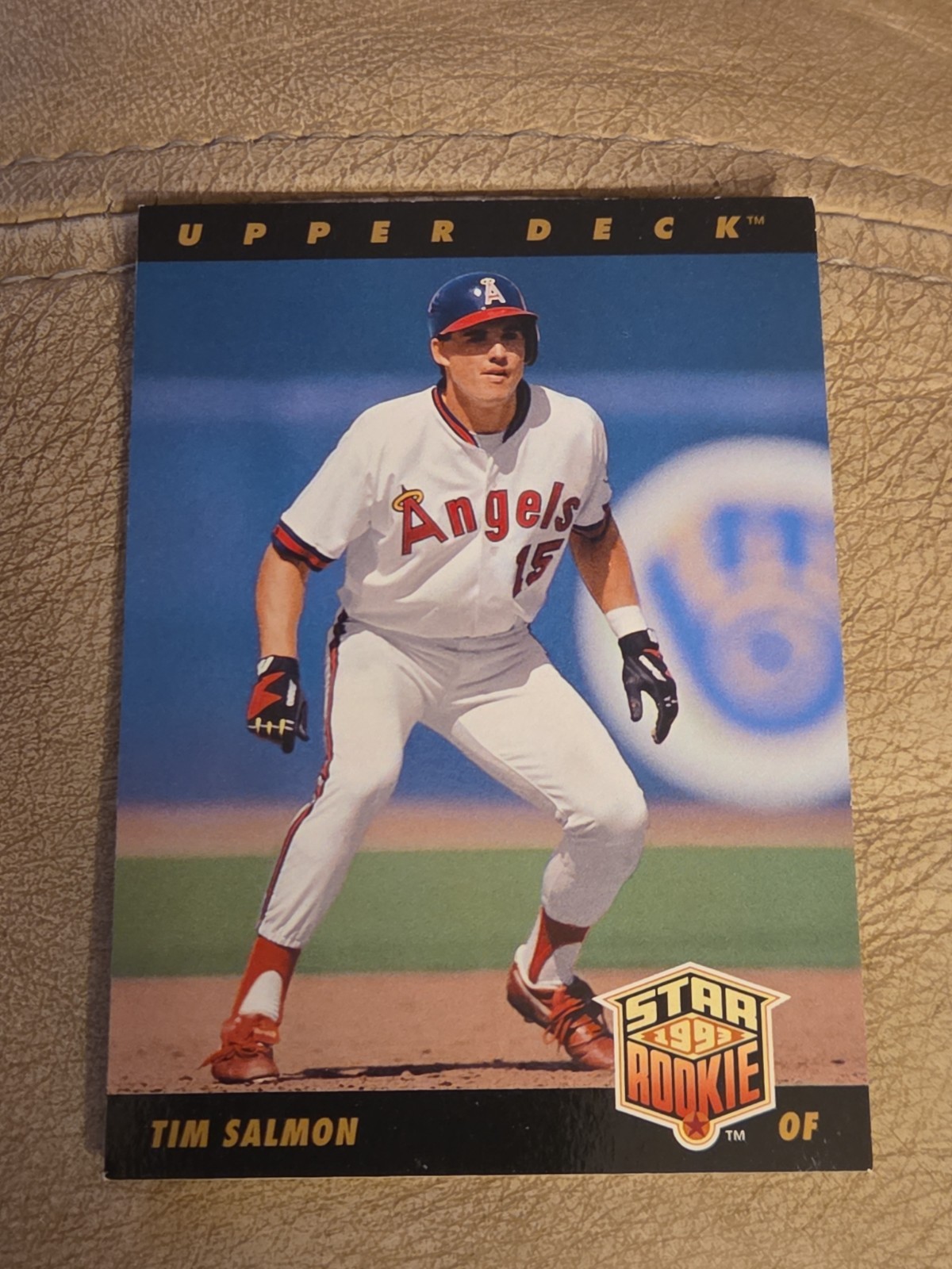Tim Salmon - 1993 Upper Deck #25 - Angels Baseball Card - Star Rookie