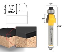 No File No File Radius Trim Router Bit - 1/4 ...