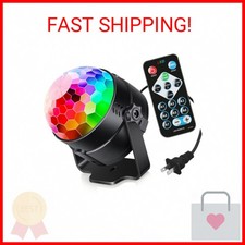 Luditek Sound Activated Party Lights with Remote DJ Lighting, Disco Ball Strobe