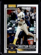 2026 Topps Christian Yelich Walk This Way #154 Brewers