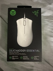 Razer DeathAdder Souris de jeu essentielle 6400 DPI Capteur optique 5 blanc B1