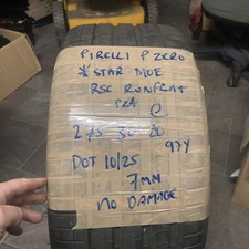 2753020 275 30 20 27530R20 PIRELLI P ZERO e 7mm TYRE RUNFLAT MOE STAR DOT 10/25