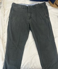 Polo Ralph Lauren Stretch Straight Fit Chino Pants Mens 36x32 Gray Blue Cotton