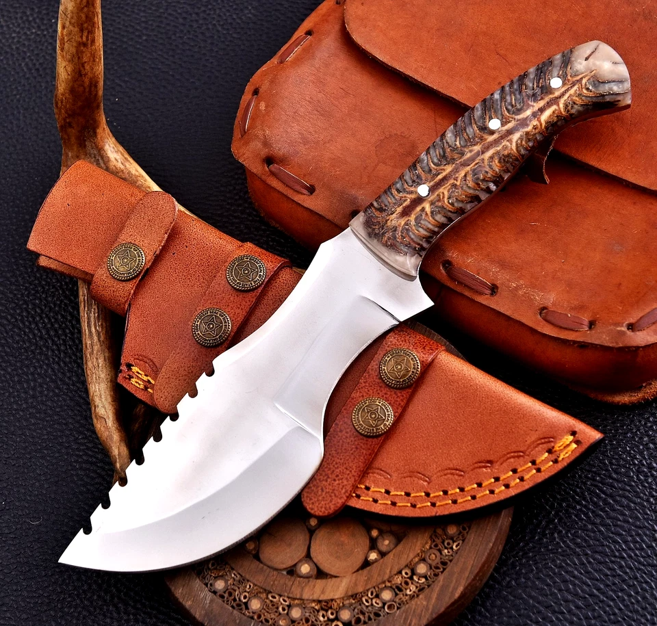 CUCHILLO DE CAZA SURVIVAL 2939 HECHO A MANO PERSONALIZADO ACERO ALTO CARBONO RASTREADOR Foto 2 de 4