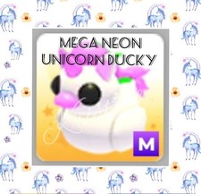 🌺 Adopta (cosas FRM M3) hoy 🌺 🌟 Mega neón 🌟 🦄 Unicorn Ducky 🦄