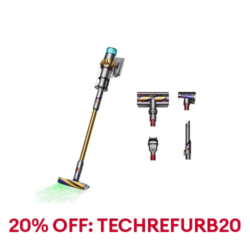 Dyson V15 Detect Absolute Cordless Vacuum | Iron/Gold | Refurbished