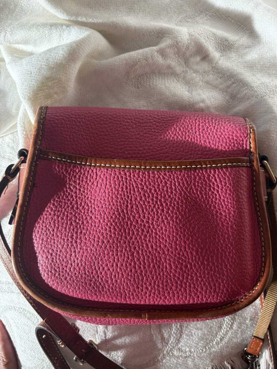 Dooney Bourke Pink Pebble Grain Leather Crossbody Bag View 2