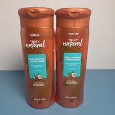 2 Pantene Truly Natural Curl Defining Conditioner 12.6 OZ NEW