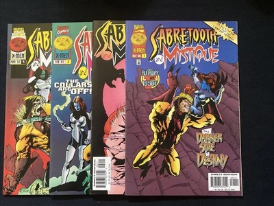 SABRETOOTH & MYSTIQUE  #1 2 3 4 Original Run. Excellent Condition