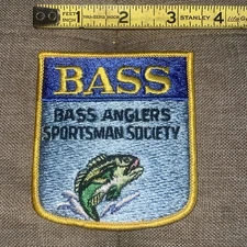 Vintage B.A.S.S. Bass Anglers Sportsman Society Patch