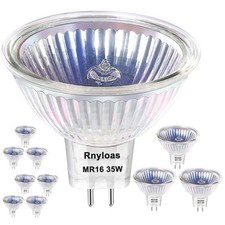 10 PACK MR16 12V 35W 50W Lighting Bulbs GU5.3 BASE 300LM Dimmable