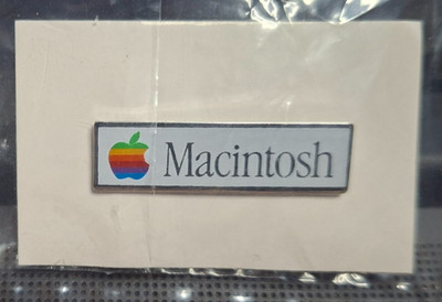 Macintosh Pin Original APPLE Computer Inc von 1984 Mac 128K 