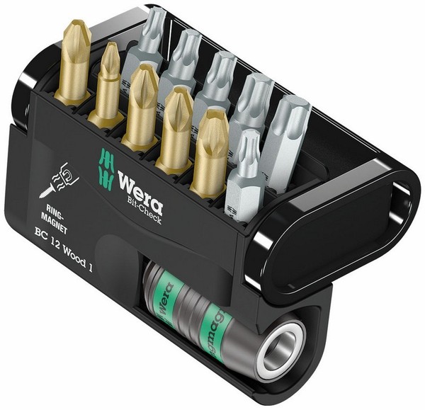 Zestaw BitÓW BIT-CHECK 12 Wood 1, 12CZ. Wera-image