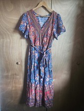 Bloomchic Women's Floral Flowing Long Dress US 12