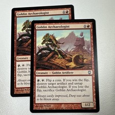 2X Goblin Archaeologist - LP #63 Regular Darksteel MTG