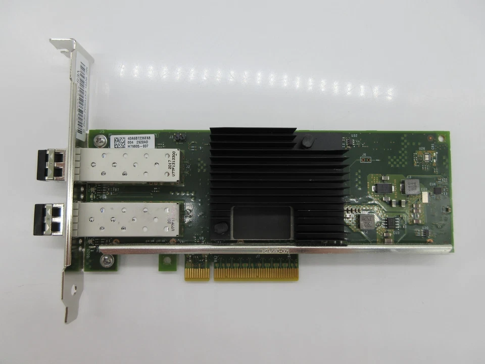 Tarjeta Adaptador de Red Original Intel CNA X710-DA2 Doble Puerto 10 GB Perfil Alto Foto 2 de 4