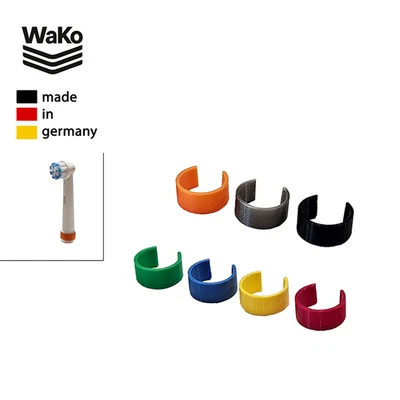 WAKO Farbring passend für Oral-B Aufsteckbürsten Cross Action, Presicion Clean usw.