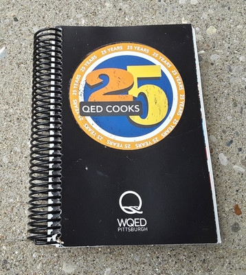 WQED QED Cooks 25 Years 25th Anniversary Cookbook Pittsburgh Recipes Fennimore