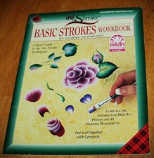 Plaid: ONE STROKE BASIC STROKES WORKBOOK 9407 Donna Dewberry - 12 Worksheets