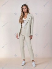 Women's Fully Lined Blazer Size 8 Ivory NWT