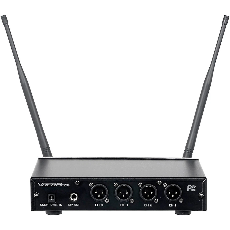 VocoPro Digital-Quad-B3 Four-Channel UHF Digital Wireless Headset & Lapel Mic - Image 2 of 2