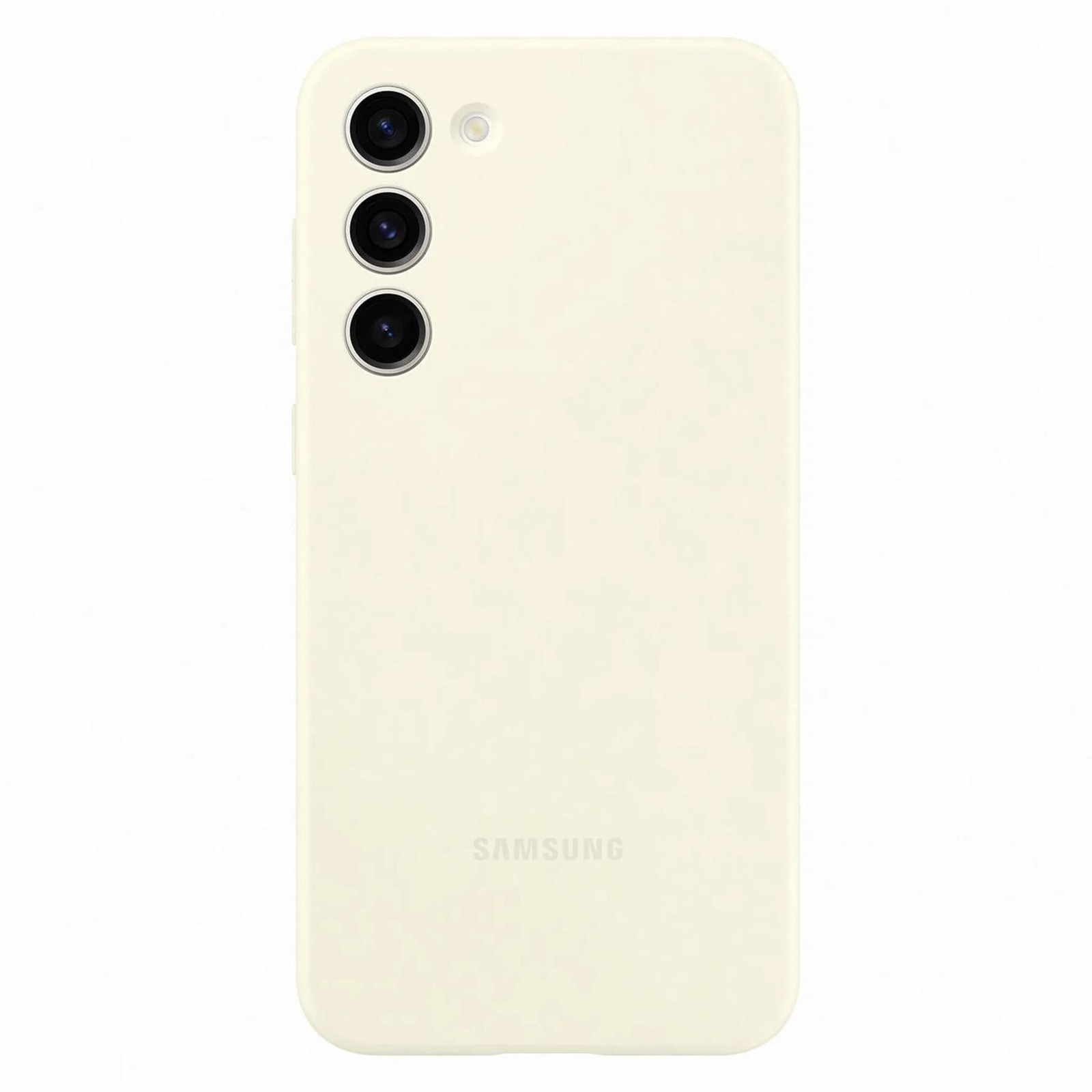 Genuine / Official Samsung Galaxy S23+ Plus Silicone Case - Cream (White)