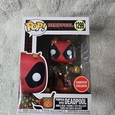 Funo Pop! Vinilo: Pumpkin Spice Deadpool #1299 - Exclusivo de Gamestop