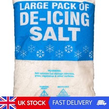 25kg White Rock Salt Grit for Ice & Snow Melting - Fast & Safe Solutions