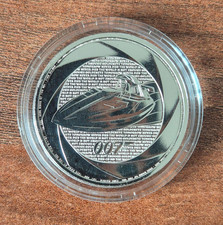 2025 Silver Coin 1oz Six Decades of 007 James Bond of the 90s Royal Mint capsule