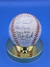 1978 OAKLAND A'S TEAM SIGNED AUTOGRAPHED OAL  BALL W GLENN BURKE.   21 SIGS