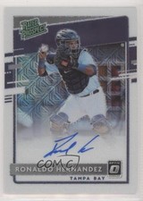 2020 Panini Donruss Optic White Mojo Prizm 85/99 Ronaldo Hernandez Auto h3a