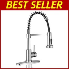 Commercial Stainless Steel Kitchen Faucet for RV Farmhouse