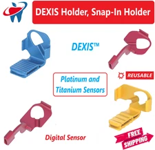 Dental X-Ray DEXIS Titanium Holder Snap In Posterior /Anterior, Digital Sensor