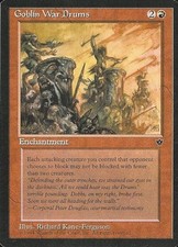 Goblin War Drums (3) - Light Play MTG Fallen Empires